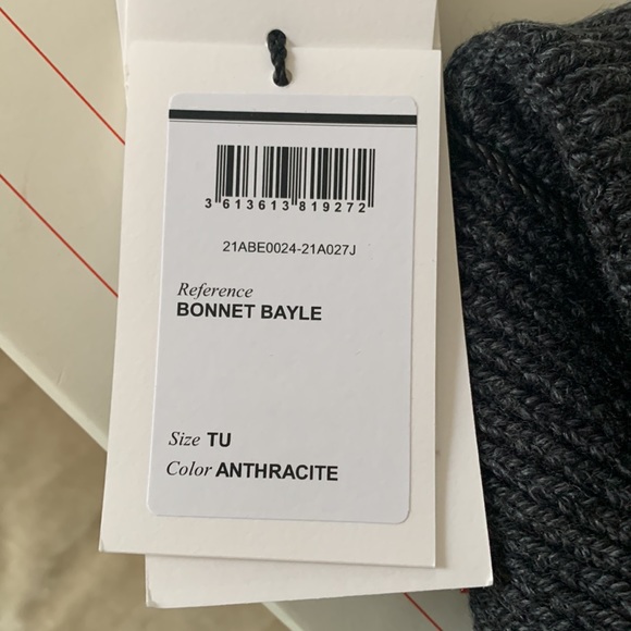 Isabel Marant Isable Marant Bayle Logo Merino Wool Beanie - Picture 7 of 7